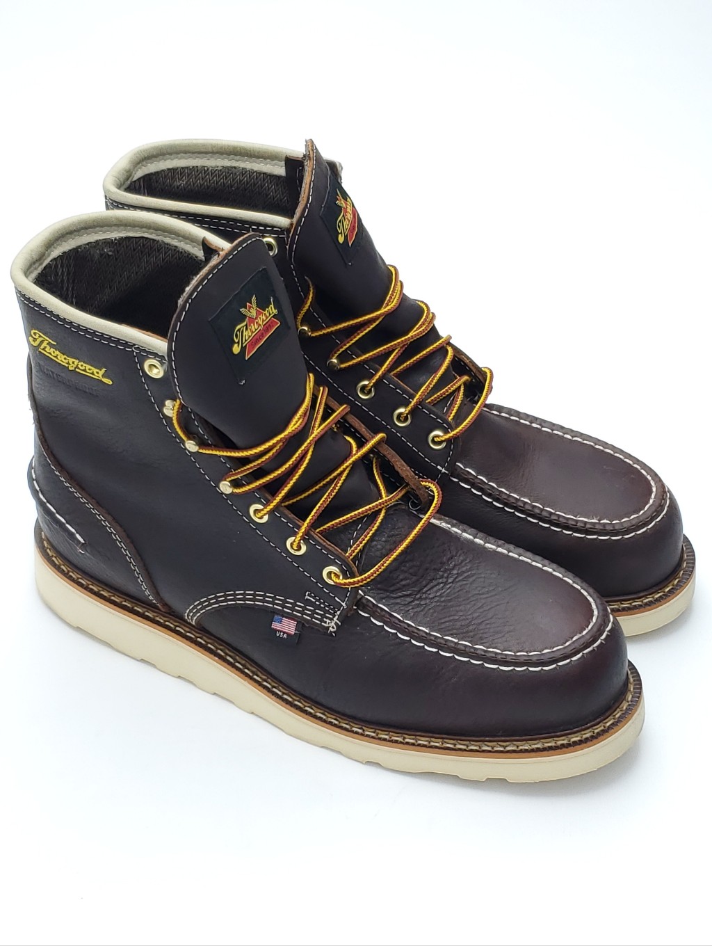 New Thorogood Moc Toe Waterproof Safety Boots Workwear Astm F2413-18 Men's 10.5